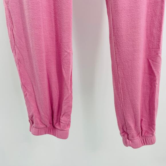 Lulu’s Winslet Pink Soft Knit Sleeveless Romper Barbiecore Jumpsuit XS NWT - Picture 5 of 12